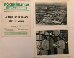 Documentation Pédagogique - La Place De La France Dans Le Monde - Septembre 1956 - Fichas Didácticas