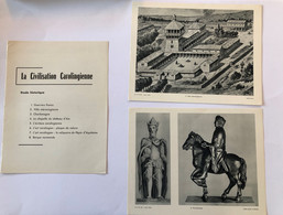 Documentation Pédagogique - Ecole - Histoire  - La Civilisation Carolingienne - Fichas Didácticas