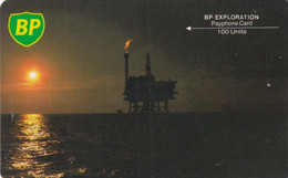 UK(GPT) - BP Exploration, First Issue 100 Units, CN : 4BPEA, Used - Piattaforme Petrolifere