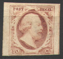 Nederland 1852 NVPH Nr 2 Ongebruikt/MH Plaat IV Positie 51 - Unused Stamps