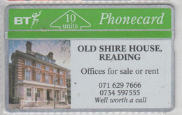 UNITED KINGDOM 1992 GROSVENOR OLD SHIRE HOUSE READING - BT Edición Conmemorativa