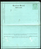 ÖSTERREICH Kartenbrief K3a Italienisch Gez. K11.5 1887 Kat. 12,00 €+ - Letter-Cards