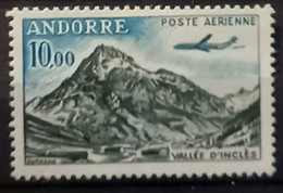 ANDORRE FR 1961 PA N°8 Neuf* 10F Vallée D'Inclès Soldeu MLH - Neufs