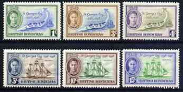 British Honduras 1949 150th Anniversary Of Battle Of St George's Cay Perf Set Of 6 Unmounted Mint, SG 166-71* - British Honduras (...-1970)