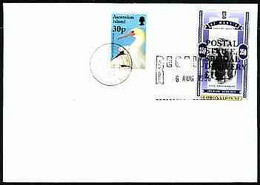 Great Britain 1996 Postal Strike Cover To Ascension Bearing St Martin (Great Britain Local) Opt'd 'Postal Strike Special - Cinderellas