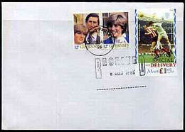 Great Britain 1996 Postal Strike Cover To Guernsey Bearing St Martin (Great Britain Local) Opt'd 'Postal Strike Special - Cinderelas