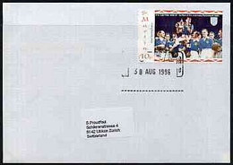 Great Britain 1996 Postal Strike Cover To Switzerland Bearing St Martin (Great Britain Local) Opt'd 'Postal Strike Speci - Werbemarken, Vignetten