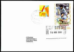 Great Britain 1996 Postal Strike Cover To Switzerland Bearing St Martin (Great Britain Local) Opt'd 'Postal Strike Speci - Werbemarken, Vignetten