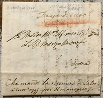 Venezia 1747 Lettera Franca Di Tutto Annotazione A Tergo Testo Rara - 1. ...-1850 Prefilatelia