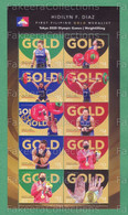 PHILIPPINES 2021 PILIPINAS - HIDILYN F DIAZ TOKYO OLYMPICS GOLD MEDALIST 10v Sheet MNH ** - Olympic Games Weightlifting - Verano 2020 : Tokio