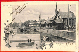 Aa7755  - Ansichtskarten VINTAGE  POSTCARD: GERMANY Deutschland - Biebrich 1909 - Rhein-Hunsrueck-Kreis