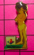 522 Pin's Pins / Beau Et Rare / THEME : CINEMA / DESSIN ANIME ANTENNE 2 MOWGLI - Cinéma