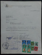 Egypt  Document With Consulate Revenue Stamps - Briefe U. Dokumente