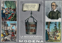 CARTOLINA  MODENA,EMILIA ROMAGNA,LA SECHIA RAPITA,STORIA,RELIGIONE,MEMORIA,CULTURA,BELLA ITALIA,VIAGGIATA 1962 - Modena