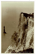 Ref 1511 - Real Photo Postcard - Beachy Head Watch Tower Lighthouse - Special Cachet - Sussex - Eastbourne