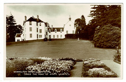 Ref 1512 - Real Photo Postcard - Maxwelton House Moniave - Dumfries & Galloway Scotland - Dumfriesshire