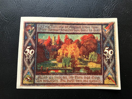 Notgeld - Billet Necéssité Allemagne - 50 Pfennig - Poppenbüttel  - 31 Decembre  1921 - Non Classificati