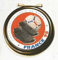 Cp , 180 X 170 Mm, Sports, Football , Coupe Dumonde FRANCE 98 , Carte Collector 7/45,2 Scans, Frais Fr 1.75 E - Fussball