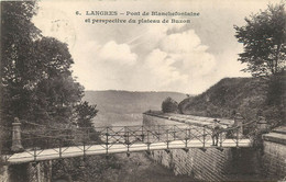 Delcampe - Dép 52 - Langres - Pont De Blanchefontaine Et Perspective Du Plateau De Buzon - Bon état - Langres