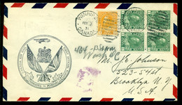 Canada 1931 Air Cover First Flight Winnipeg-Pembina Special Cancels On Front And Back Scott # 104 (4) And 126 Die II - Primeros Vuelos
