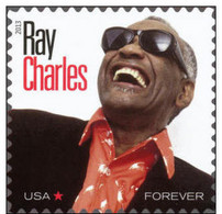 2013 USA Ray Charles Stamp Sc#4807 Famous Singer Musician Composer Music (46c) Forever - Ongebruikt