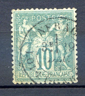 160122// TIMBRE TYPE SAGE N° 65      CENTRAGE LUXE     Oblitéré - 1876-1878 Sage (Type I)