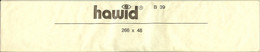 HAWID - Bandes 266x48 Fond Noir - Postzegelhoes