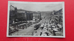 Linz A.d.D.Adolf Hitler Platz Mit Postlingberg.Tramway(Edelsberg) - Linz