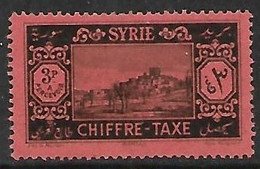 SYRIE TAXE N°35 N* - Timbres-taxe