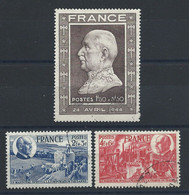 France N°606/08 Obl (FU) 1944 - 88éme Anniversaire Du Maréchal Pétain - Gebruikt