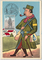 63852 - BELGIUM - POSTAL HISTORY: MAXIMUM CARD 1968 -  Postman SMOKING - 1961-1970