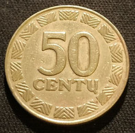 LITUANIE - LITHUANIA - 50 CENTU 1997 - KM 108 - Lituania
