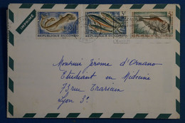 A0 3  CONGO  LETTRE   1960+++ BRAZZA POUR LYON  + PUB+AFFRANCH. INTERESSANT - Oblitérés