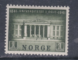 Norvège N° 219  X Centenaire De L'université D'Oslo, Trace De Charnière Sinon TB - Used Stamps
