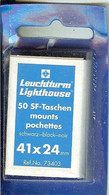 Leuchtturm - Pochettes 41x24 Fond Noir (réf. 73403) - Bolsillos