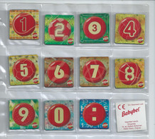 11 Babybel Cijfer Numeral Magneten Magnets Aimant Like New - Letras & Cifras