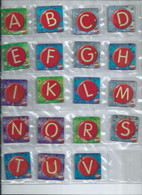 19 Babybel Alfabet Alphabet Magneten Magnets Aimant Like New - Letras & Cifras