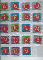 19 Babybel Alfabet Alphabet Magneten Magnets Aimant Like New - Buchstaben Und Zahlen
