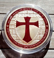 Masonic Red Knight Templar Comm. Coin - Freemason - UNC - Other