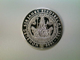 Medaille Homburg 650 Jahre Stadtrecht 1330-1980, Silber 1000 - Numismatiek