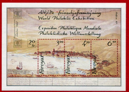 FAROE IS. 1986 HAFNIA '87 Block MNH / **.  Michel Block 2 - Féroé (Iles)