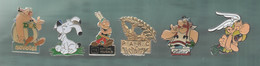 PINS PIN'S DISNEY ASTERIX 1111 OBELIX GOSCINNY UDERZO IDEFI MARIE PARC ASTERIX NOVOTEL  LOT 6 PINS - Disney