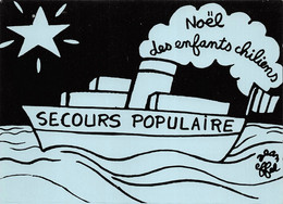 ¤¤   -    Illustrateur " Jean EFFEL "   -  Noël Des Enfants Chiliens  -  Secours Populaire  -    Politique  -  ¤¤ - Effel