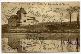 ALLEMAGNE : WURZEN RUDERGESSELLSCHAFT / ADRESSE - HANNOVER, KLEEFELD, ANNASTIFT (SCHILLING) - Wurzen