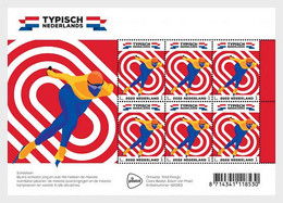 Nederland / The Netherlands - Postfris/MNH - Sheet Typisch Nederlands, Schaatsen 2022 - Neufs