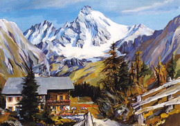 1987, Österreich, Aquarell Von S. Oberlohr, Lucknerhaus, Ködnitztal, Osttirol - Kals