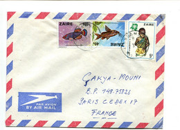 ZAIRE - Affranchissement Sur Lettre Par Avion - Poisson / Année Internationale De L'Enfant - Other & Unclassified