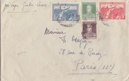 Lettre Obl. Flamme Buenos Aires En 1931 Pour Paris, Transport Par Vapeur Giulio Cesare - Covers & Documents