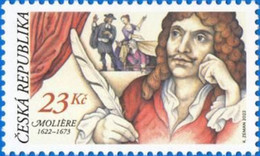 Czech Republic - 2022 - Moliere, French Playwright And Poet - 400th Birth Anniversary - Mint Stamp - Nuovi