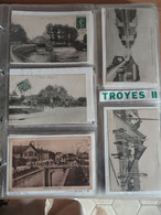 Lot De 160 Cartes Postales TROYES (et Environs) - 150 CPA + 10 CPSM - Dans Classeur - - Troyes